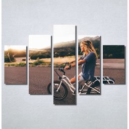 Slike na platnu Girl on bike Nina30186_5