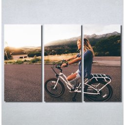 Slike na platnu Girl on bike Nina30186_3