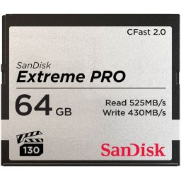 SanDisk 64GB Extreme PRO CFast 2.0 525MB/s