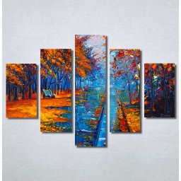Slike na platnu Jesen u parku Art Nina30324_5