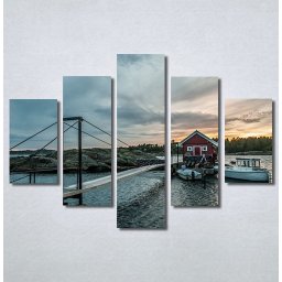 Slike na platnu Kuća na vodi Nina30356_5