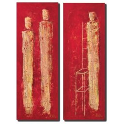 Sve skarletne visine, dve uramljene slike 30x70cm svaka