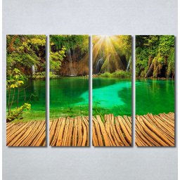 Slike na platnu Tirkizno jezero Nina30378_4
