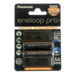 Baterije Eneloop PRO black AA 2500mAh BL2