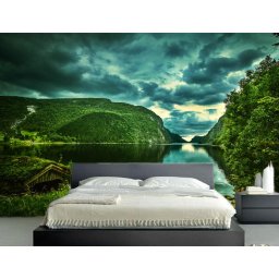 Foto tapeta Smaragdna reka Tapet035