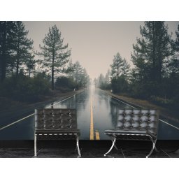Foto tapeta Kišni put Tapet015
