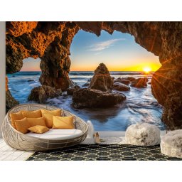 Foto tapeta Zalazak sunca i more Tapet045