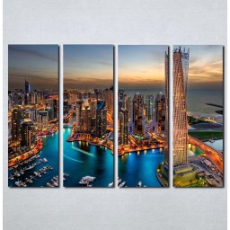Slike na platnu Dubai nocu Nina051_4