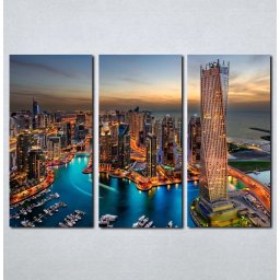 Slike na platnu Dubai nocu Nina051_3