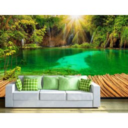 Foto tapeta Prelepo tirkizno jezero Tapet050