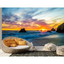 Foto tapeta More i zalazak sunca Tapet051