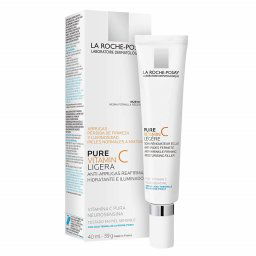 La Roche-Posay REDERMIC PURE VITAMIN C LIGHT Krema protiv znakova starenja za korekciju bora i punoću kože s čistim vitaminom C i hijaluronskom kiselinom, normalna i mešovita koža, 40 ml