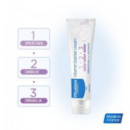 Mustela Zaštitna vitaminska krema za bebe 100ml