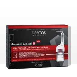 VICHY DERCOS AMINEXIL CLINICAL 5 Ampule protiv opadanja kose za muškarce, 21 ampula