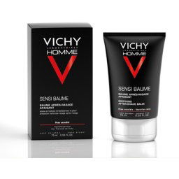 VICHY HOMME SENSI-BAUME Nežni balzam posle prijanja protiv iritacija, za osetljivu kožu, 75 ml