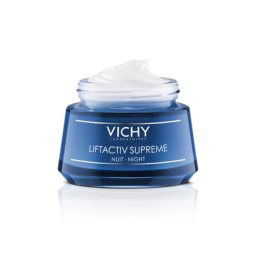 VICHY LIFTACTIV SUPREME NIGHT Noćna nega za korekciju bora i čvrstine kože, za osetljivu kožu, 50 ml