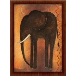 Tata slon, uramljena slika 50x70cm