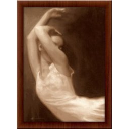 Balerina Angelina, uramljena slika 50 x 70 cm
