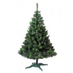 Zelena jelka sa svetlo zelenim vrhovima 220 cm