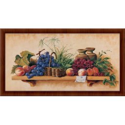 Mrtva priroda 2, uramljena slika 20 x 50 cm