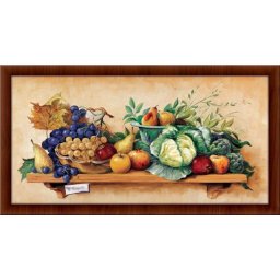 Mrtva priroda 1, uramljena slika 20 x 50 cm