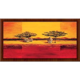 Case in Kenya, uramljena slika 20 x 50 cm i 50x100cm