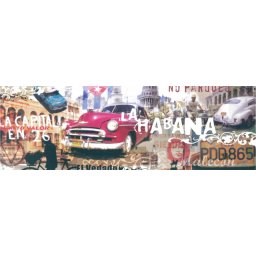 Kuba Havana, uramljena slika 30 x 90 cm