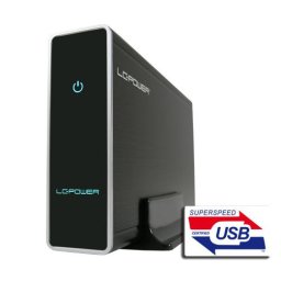 HDD rack LC POWER LC-35U3, 3.5" SATA I/II/III HDD, USB3.0, Black, aluminium / plastic