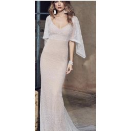 Haljina za vencanje svetlucava sa bez podlogom