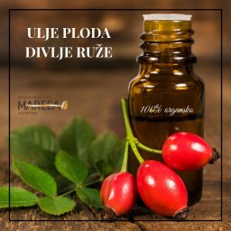 ULJE PLODA DIVLJE RUŽE HLADNO CEĐENO 30ML, ŠIPAK, MUŠKATNA RUŽA ROSEHIP OIL COLD PRESSED ORGANIC