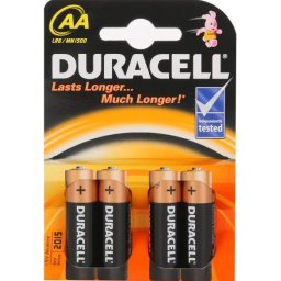Baterije Duracell LR6 AA MN1500 B4