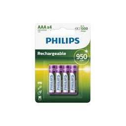 Baterije Philips punjive R03 AAA 950mAh B4