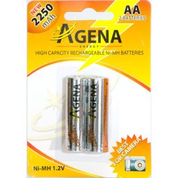 Baterije Agena punjive R6 AA 2200mAh B2