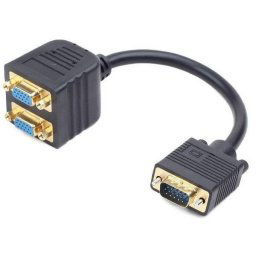 Adapter VGA muški na 2 x VGA ženski CC-VGAX2-20CM Gembird, 20cm