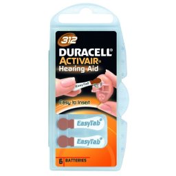 Baterija za slušni aparat Duracell DA312