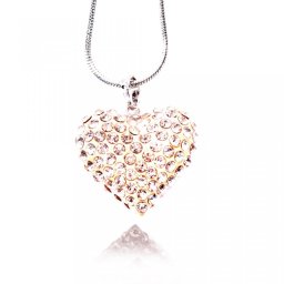 Crystal Heart ogrlica srce sa cirkonima
