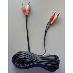 kabl produžni 2xRCA muški na 2xRCA muški, dužina 10M