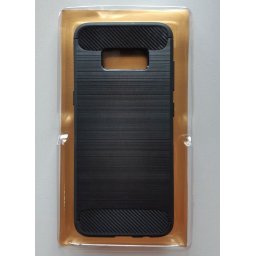 TPU maska BRUSHED SM-G950F GALAXY S8 BLACK