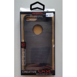 TPU maska BRUSHED za IPHONE 7 PLUS 2016, iPhone 8 plus 2017 (5.5") black