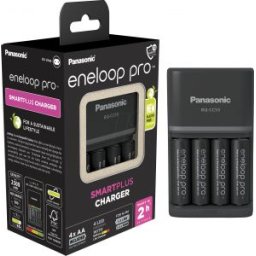 eneloop pro BQ-CC55E SMARTPLUS punjač + 4x AA BK-3HCDE baterije (K-KJ55HCD40E)