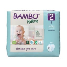 BAMBO Nature 2 Mini 3-6kg - 30 pelena