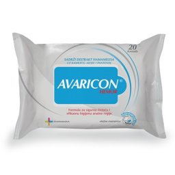 AVARICON vlažne maramice 20x