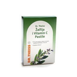Pastile za grlo žalfija i vitamin C- Dr Theiss
