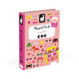 Magnetibook - Smešna lica, devojčica