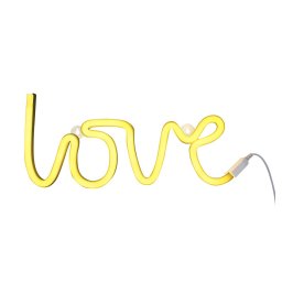 Neonska lampa - Love Yellow