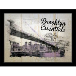Brooklyn essentials, uramljena slika 50x70cm