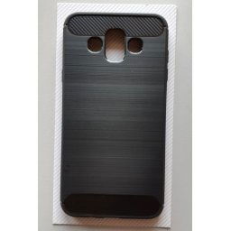 TPU BRUSHED maska za SM-J720F, Galaxy J7 Duo (5.5") 2018, crna