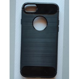 Maska BRUSHED za iPhone 7, iPhone 8 (4.7") crna