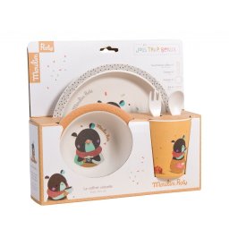 Set za jelo Jolis Trop Beaux, Žuti