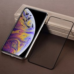 Zaštitno Kaljeno staklo glass 5D FULL GLUE za IPhone XS MAX 2018, iPhone 11 Pro Max 2019 (6.5") crni rub